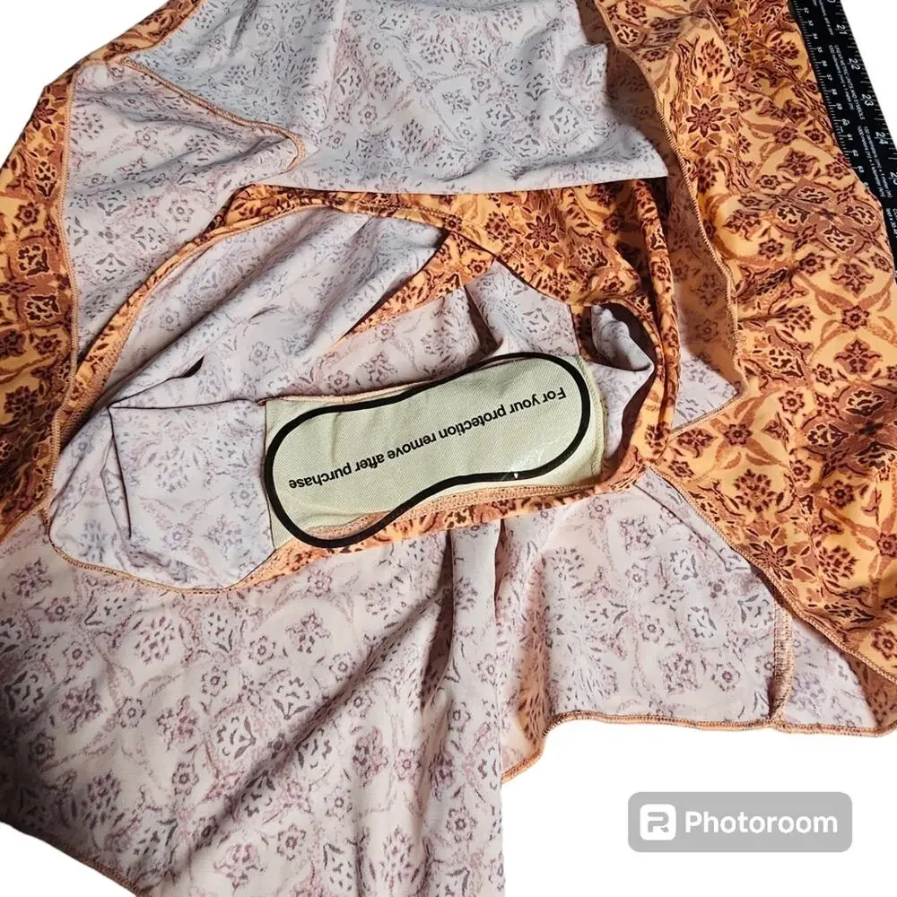 D & Co. Beach Swim Dress Handkerchief Hem Size 12